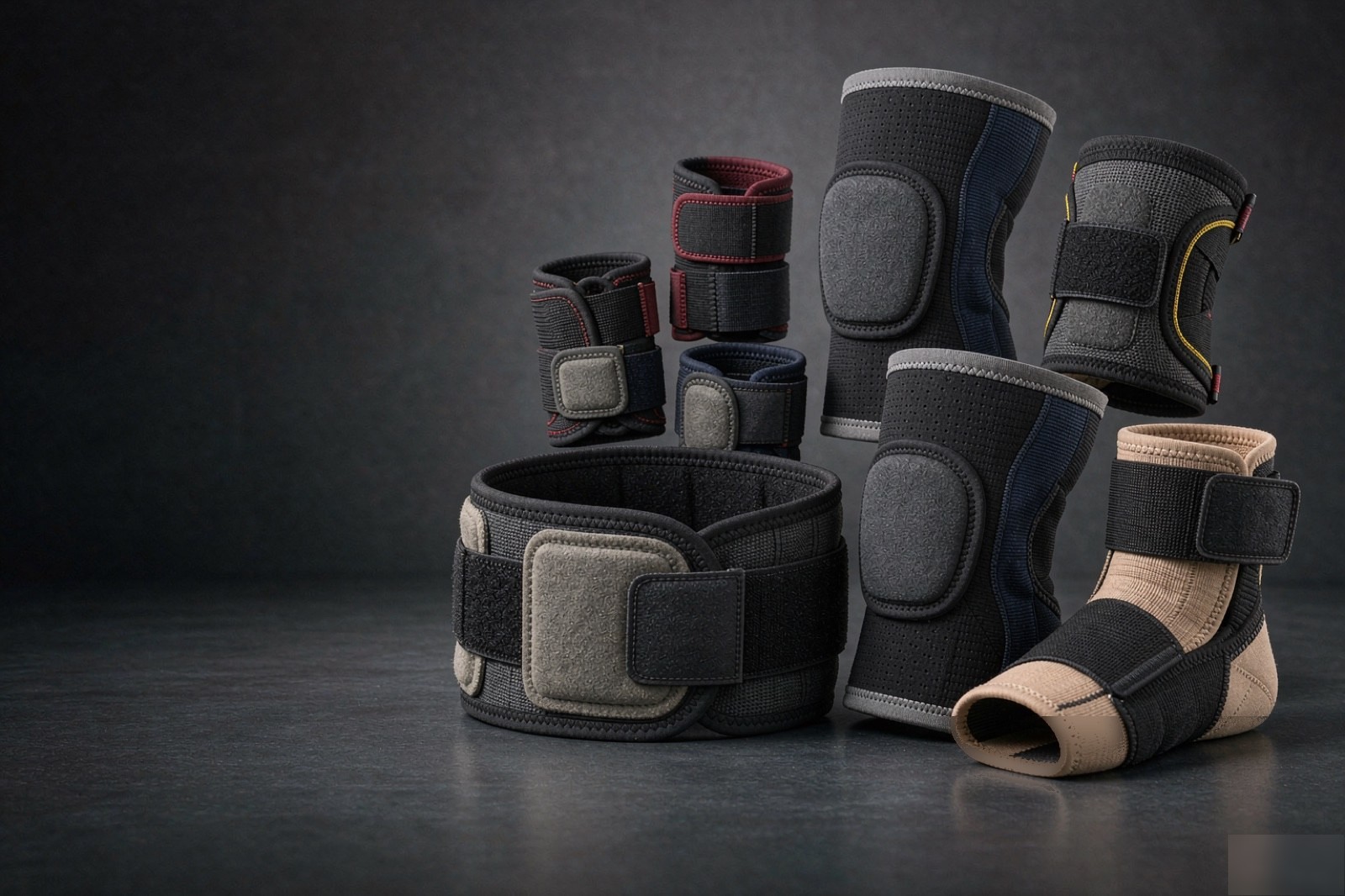 One-stop product sourcing — knee, wrist, elbow and waist support braces